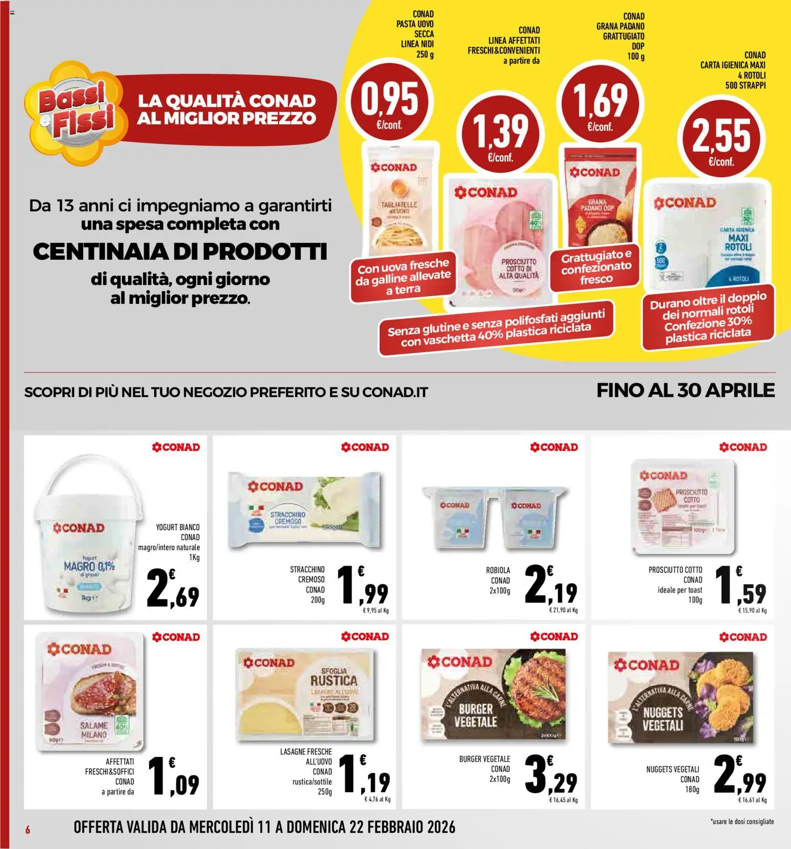 Volantino Conad del 11.02.2026 | Pagina: 6