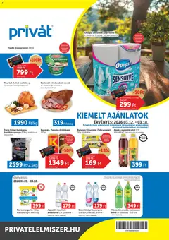 PRIVÁT akciós újság - amely érvényes a következő dátumtól: 12.03.2026