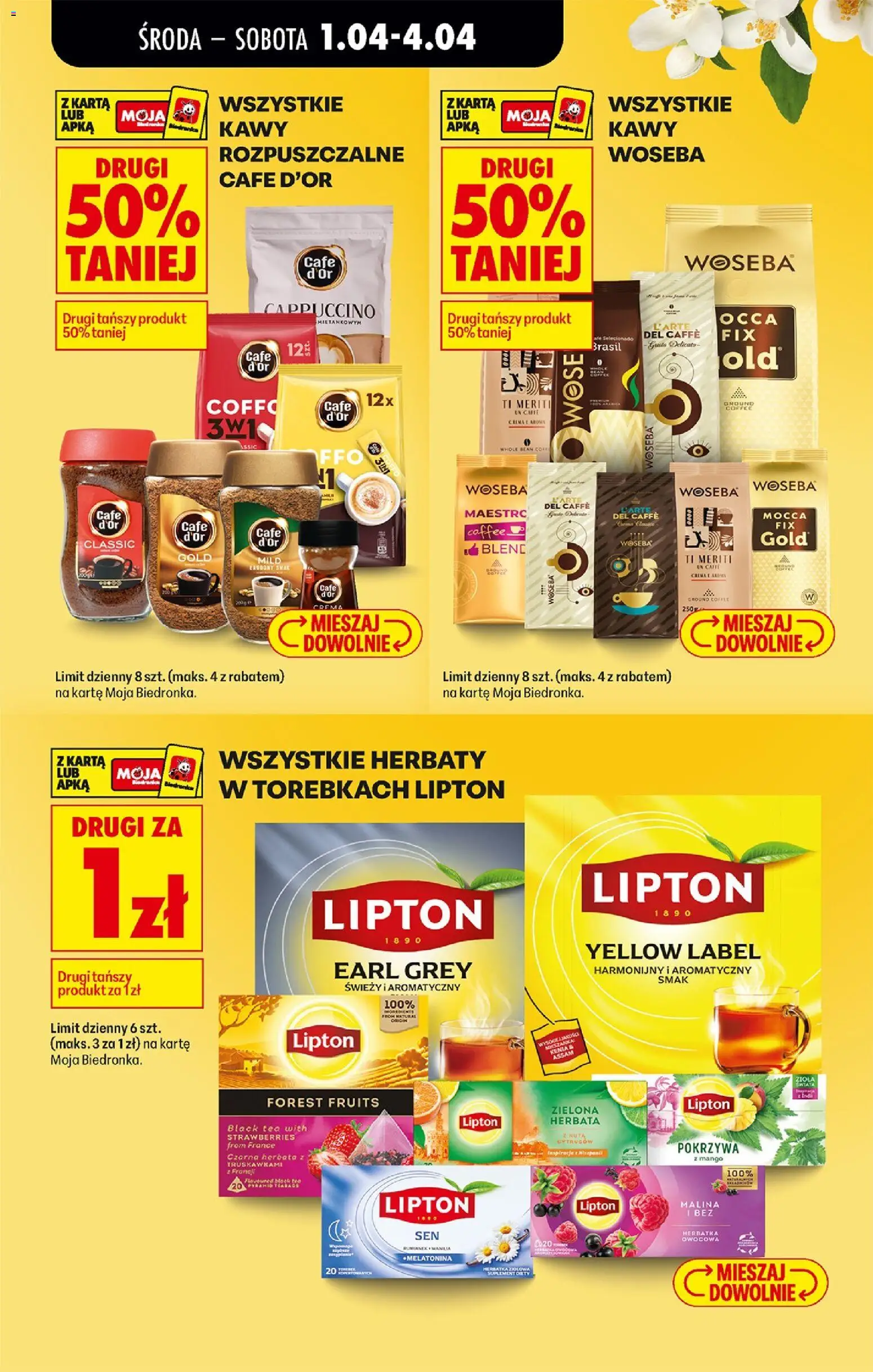 Biedronka gazetka od środy od 01.04.2026 | Strona: 13 | Produkty: Mango, Karta, Malina, Cappuccino