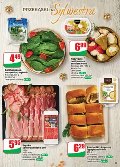 Pogląd oferty "Sałata rukola, roszponka, szpinak, 3 rodzaje, 100 g" - ważna od 27.12.2025 | Strona: 49