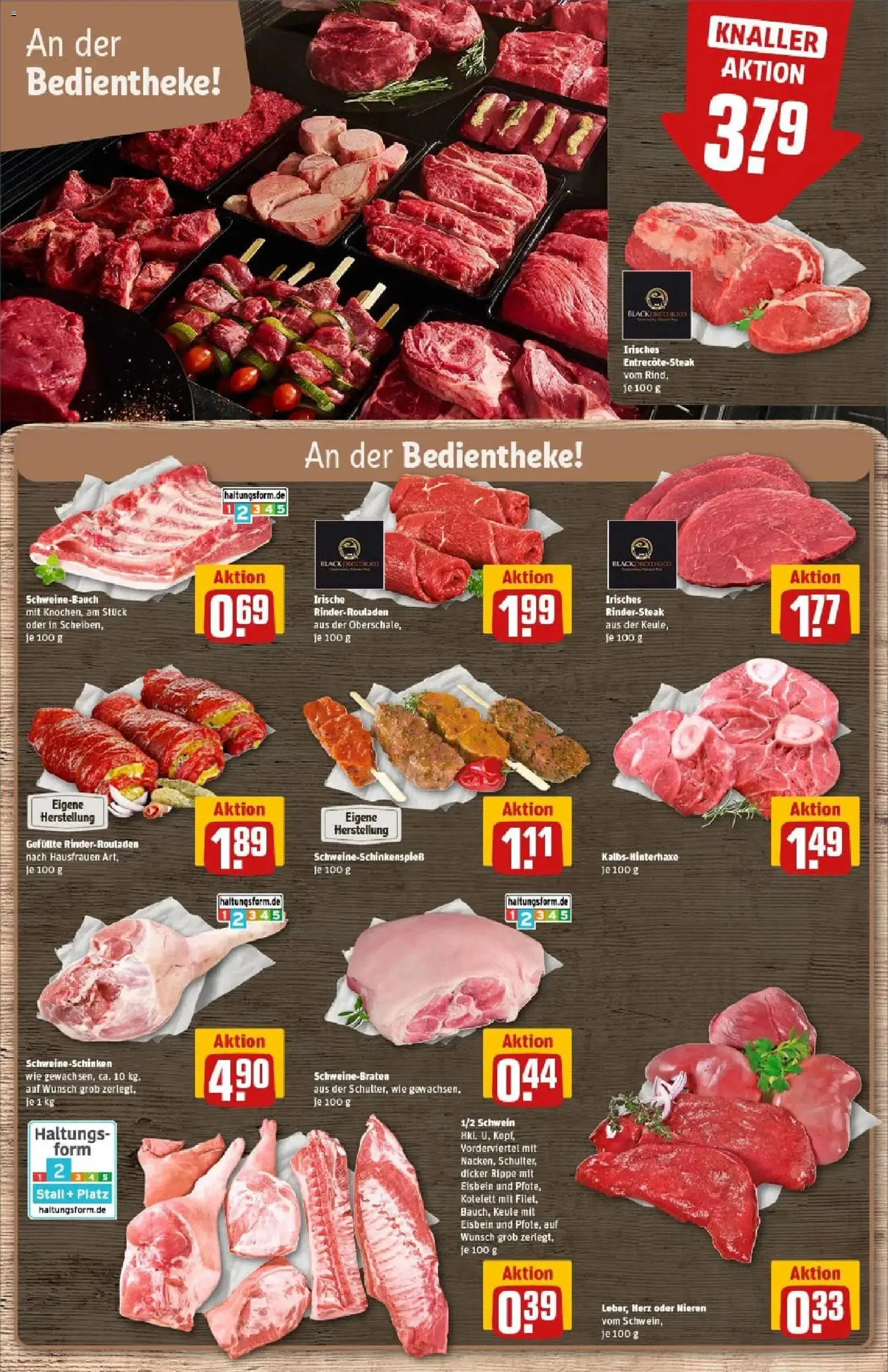 Rewe prospekt Schwerin	 – gültig ab 11.01.2026 | Seite: 9 | Produkte: Rinderrouladen, Schweinebauch