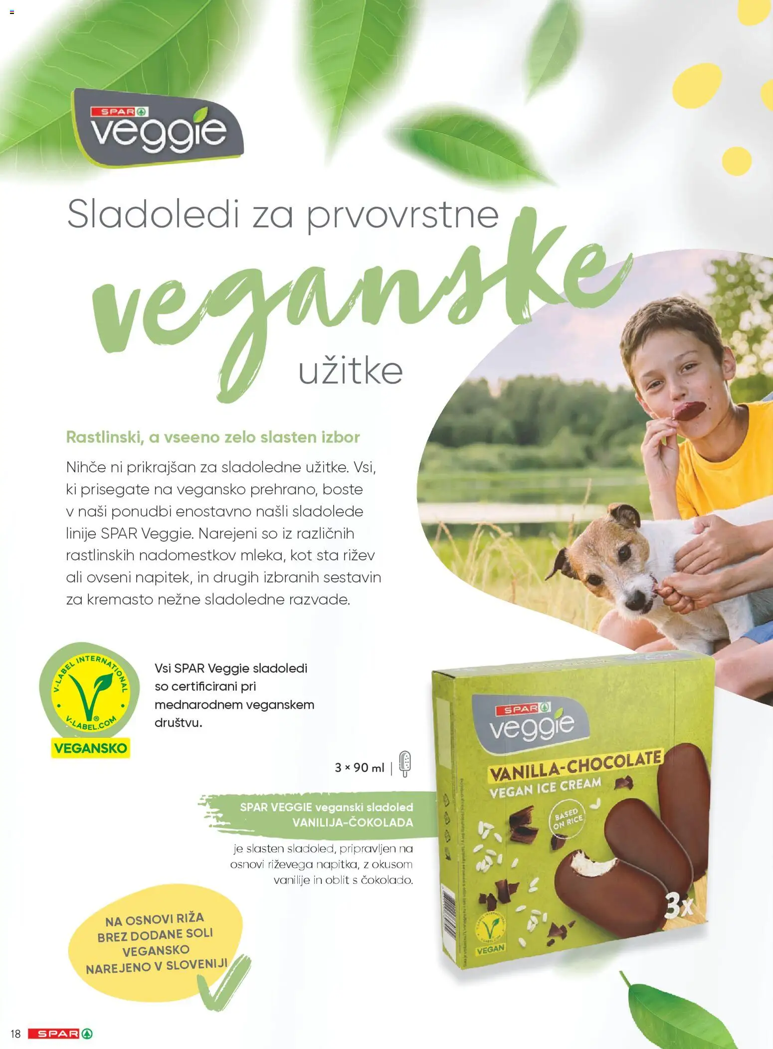 Novi Spar katalog ponudbe – veljaven od 20.04.2026 | Stran: 18 | Izdelki: Sladoled