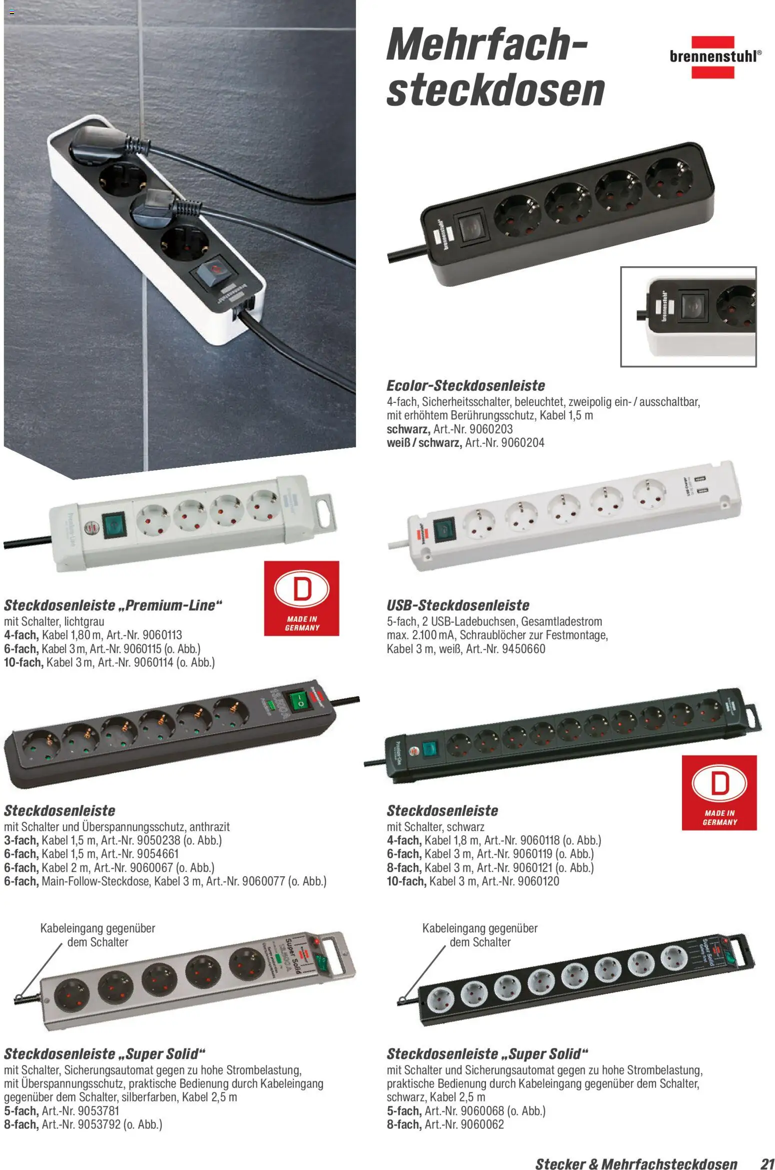 Toom Baumarkt Elektro-Installation 2026 – gültig ab 14.03.2026 | Seite: 21 | Produkte: Kabel
