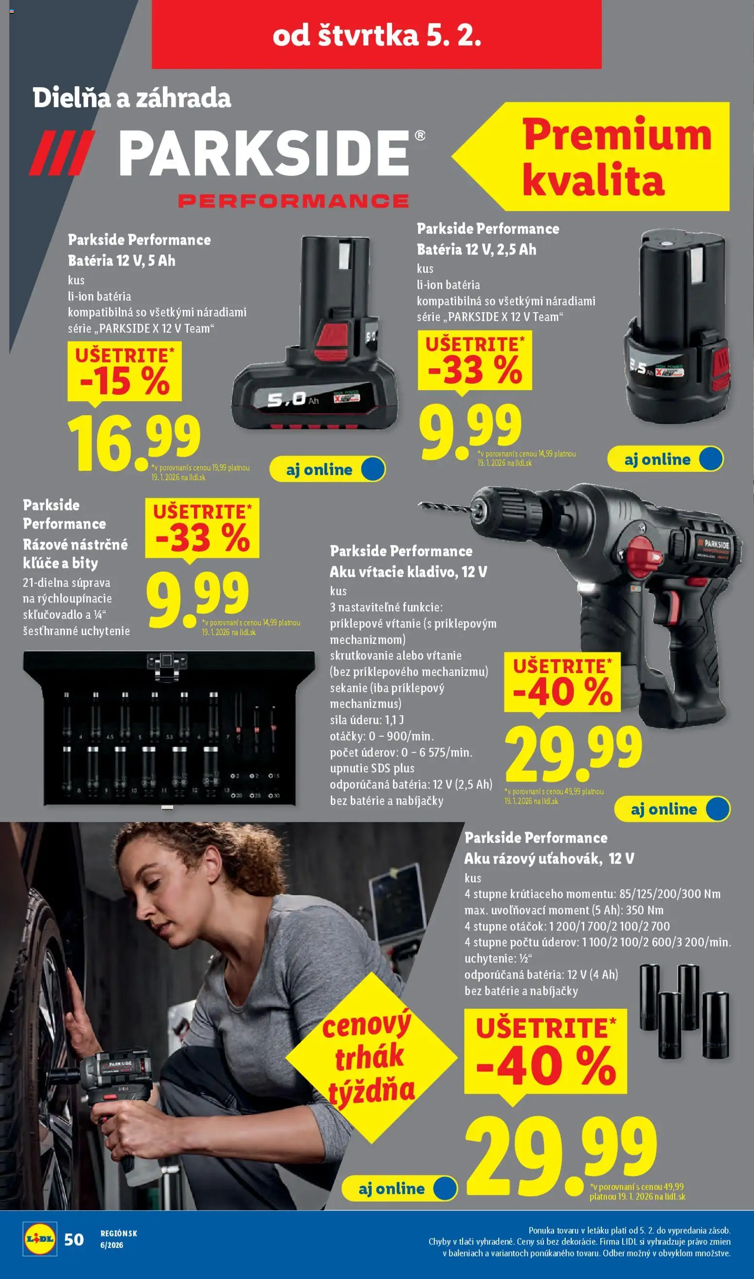 Nové Lidl akcie – leták je platný od 02.02.2026 | Strana: 80 | Produkty: Aku, Parkside