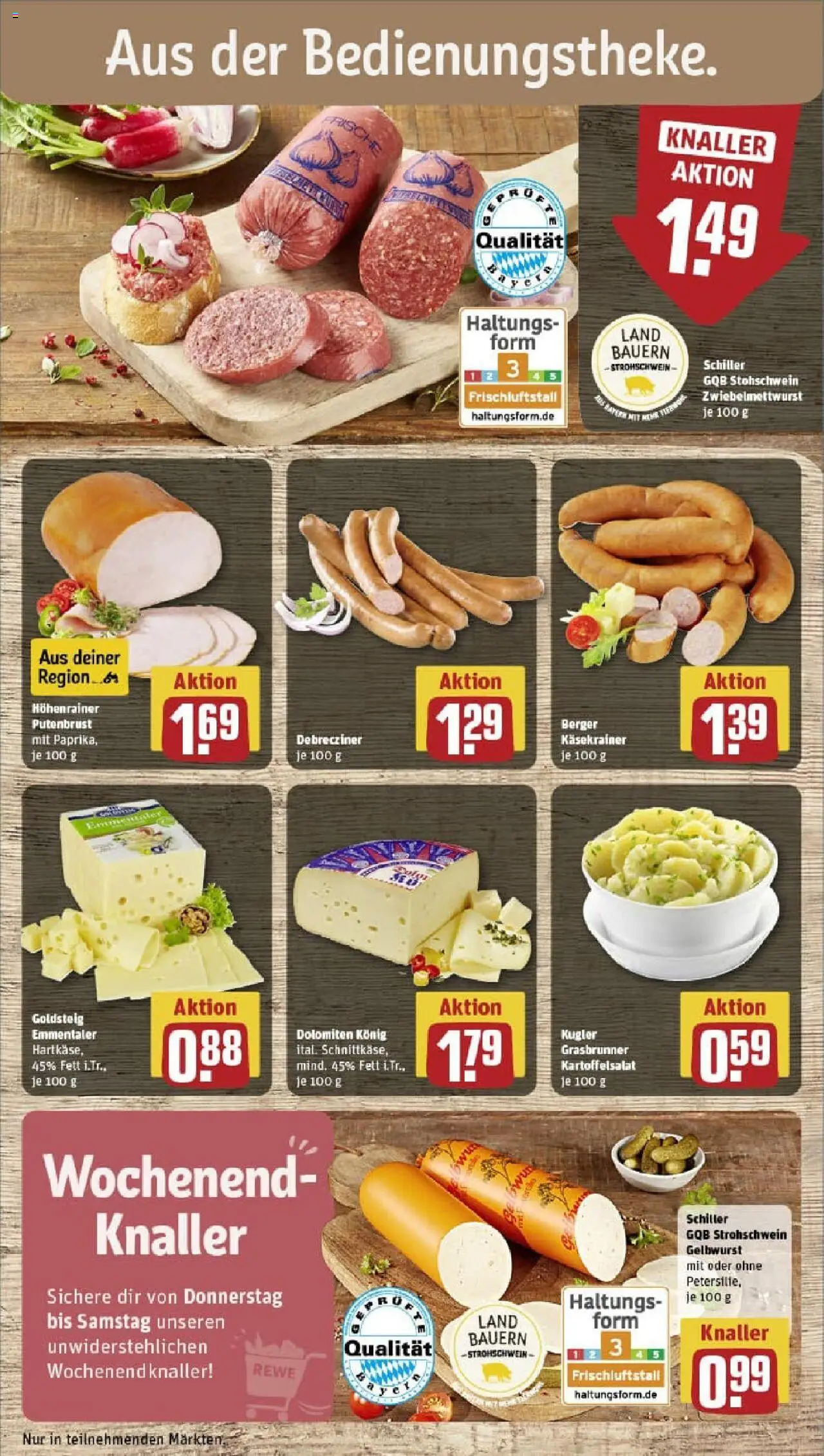Rewe prospekt Bad Rodach	 – gültig ab 01.09.2025 | Seite: 13 | Produkte: Käsekrainer, Paprika, Petersilie