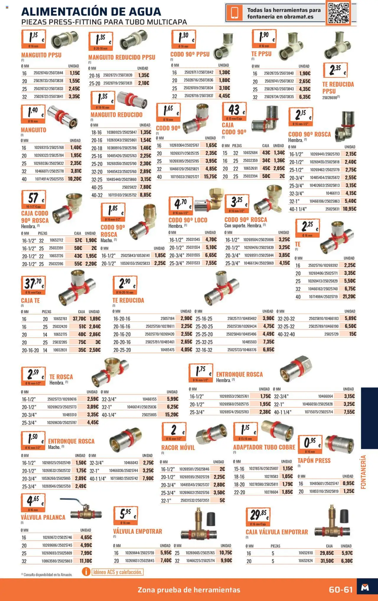 Obramat - Zaragoza  │ válido desde el 10.10.2025 | Página: 61 | Productos: Té, Adaptador, Caja