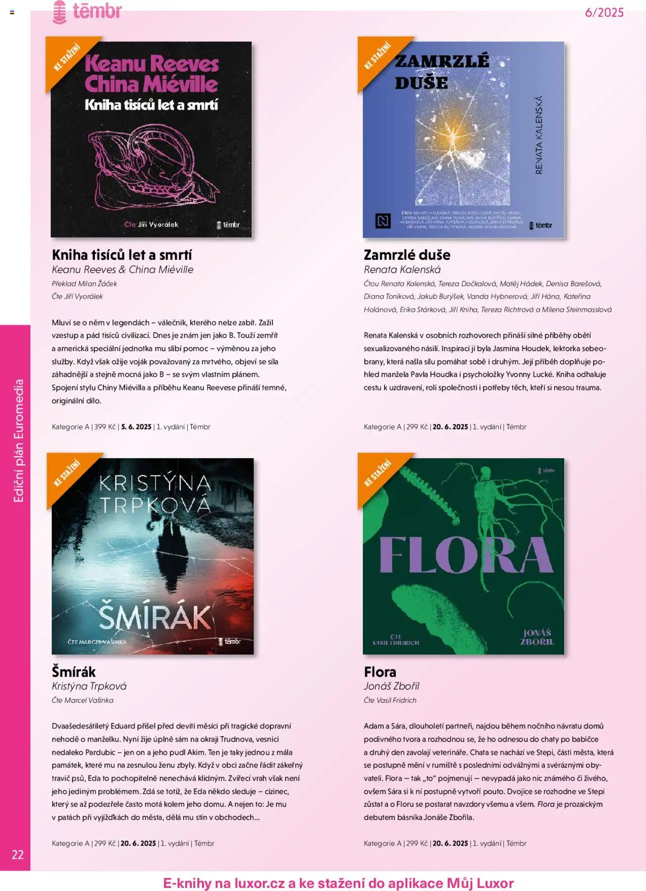 Knižní klub leták - červen 2025 od 01.06.2025 | Strana: 22 | Produkty: Kniha, Flora