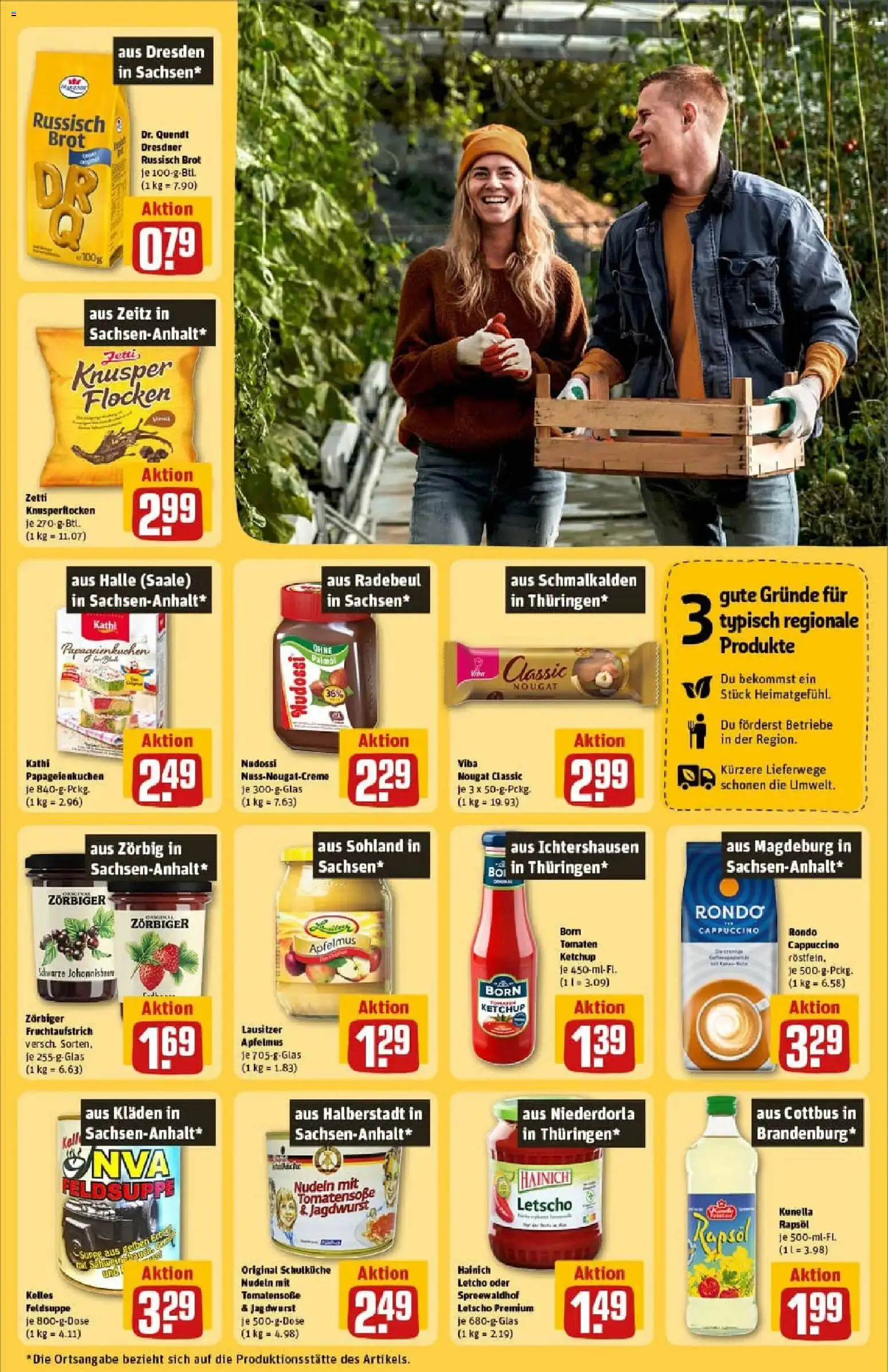 Rewe prospekt Weimar / Schöndorf	 – gültig ab 26.01.2026 | Seite: 25 | Produkte: Rapsöl, Brot, Nudeln, Ketchup