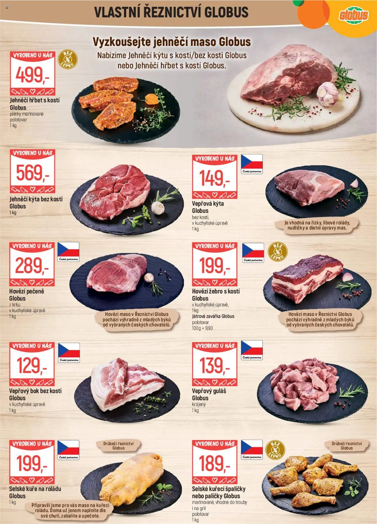 Globus leták od 02.07.2025 | Strana: 6 | Produkty: Hovězí, Vepřový bok bez kosti, Gril, Kuře