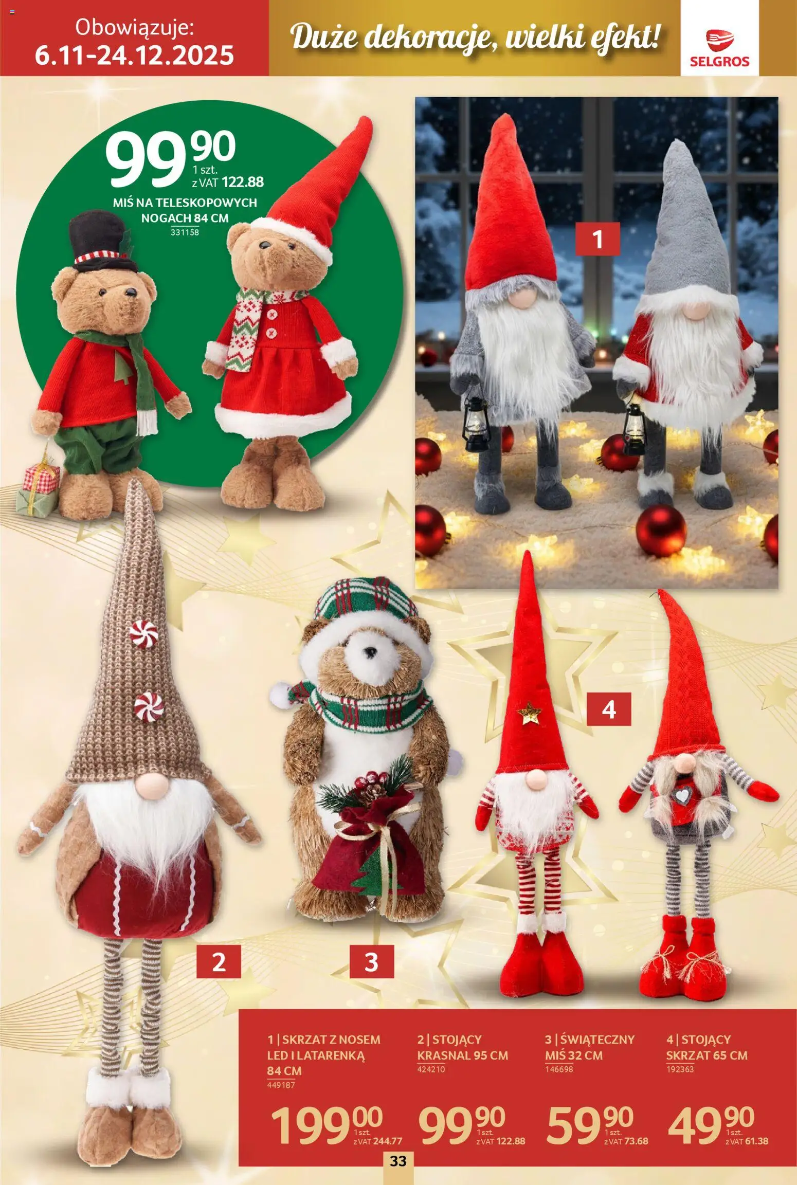 Selgros cash&carry Gazetka - Boże Narodzenie od 06.11.2025 | Strona: 33