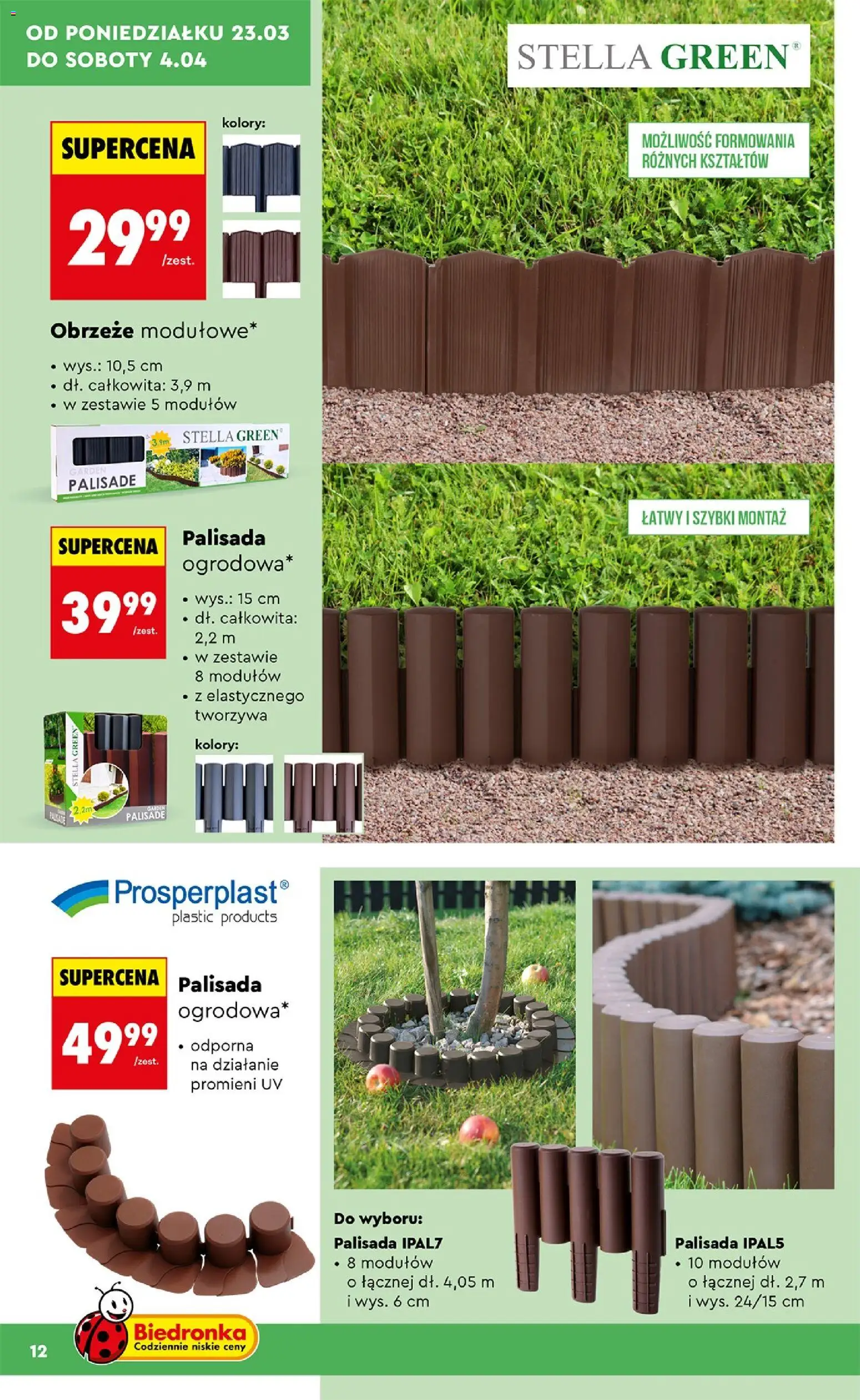 Biedronka Polsko leták - Ogród od 23.03.2026 | Strana: 12