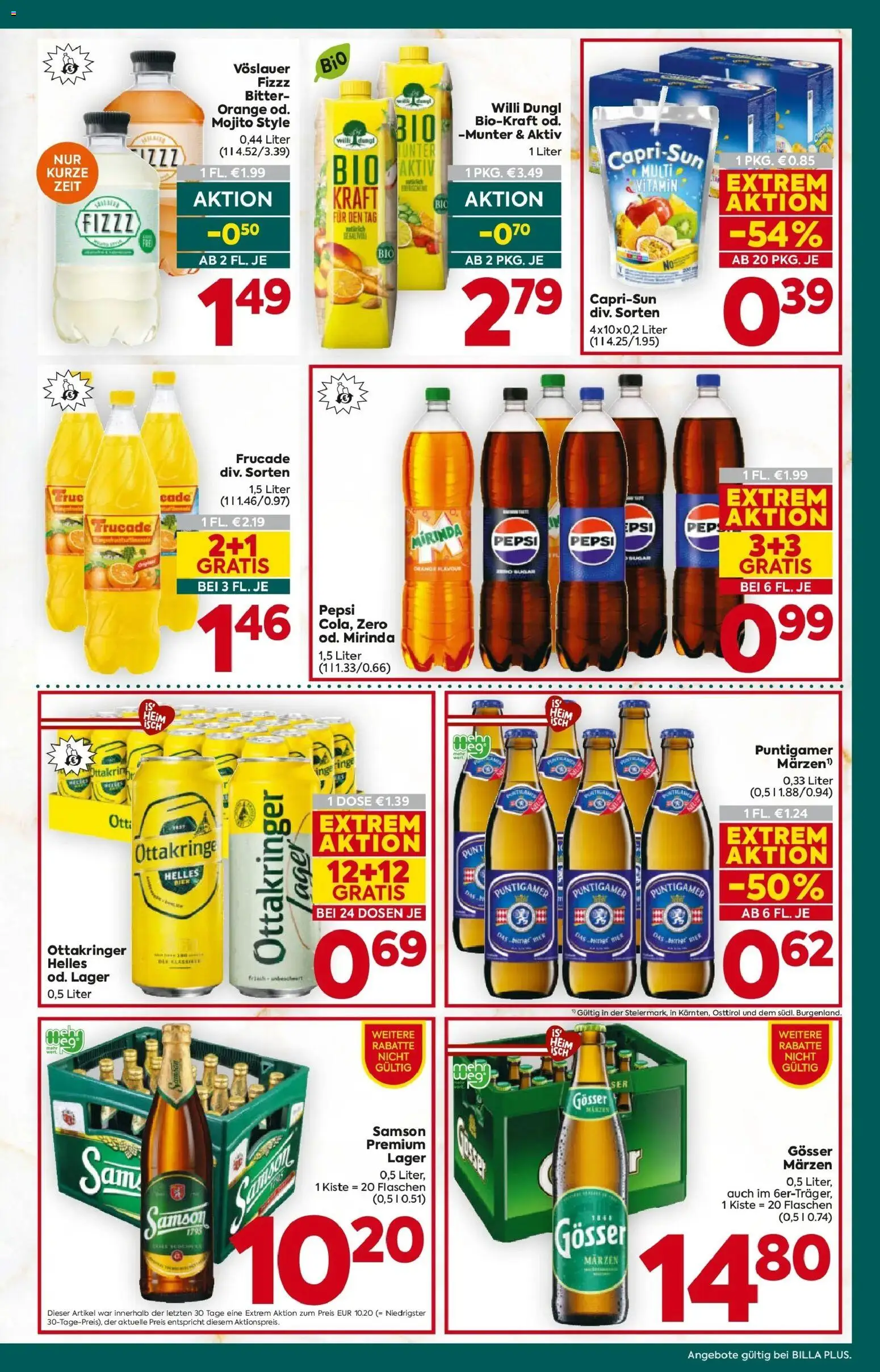 Billa Plus - BILLA PLUS: Flugblatt Kärnten gültig ab 28.01.2026 | Seite: 17 | Produkte: Bier