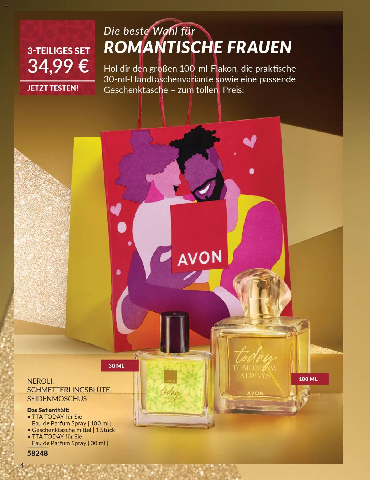 AVON Weihnachtsgeschenkideen – gültig ab 01.11.2025 | Seite: 4 | Produkte: Parfüm, Eau de Parfum