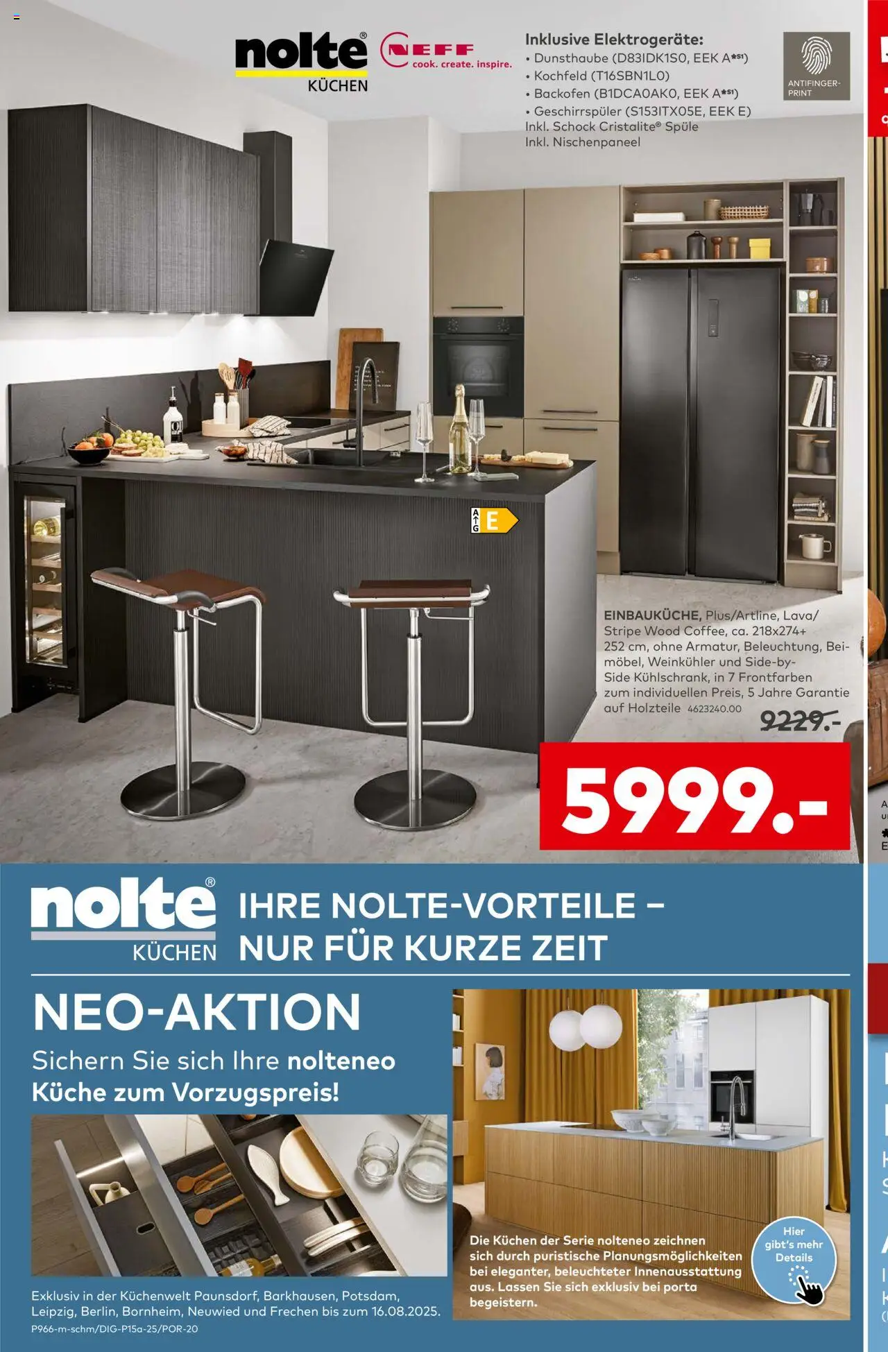 Porta! - Küchentester gesucht - gültig ab dem 04.08.2025 | Seite: 4 | Produkte: Geschirrspüler, Küche, Kochfeld, Kuchen