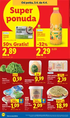 EKOS Svježa Cheesecake pistacija torta, 900 g, 1 kg = 21.10 - Pregled kataloga iz trgovine Lidl, vrijedi od 30.03.2026 | Stranica: 68