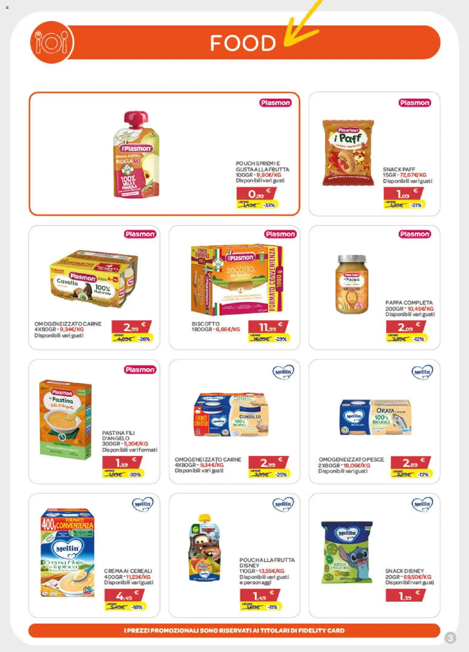 Volantino Bimbo store del 09.01.2026 | Pagina: 3 | Prodotti: Crema, Tè, Cereali