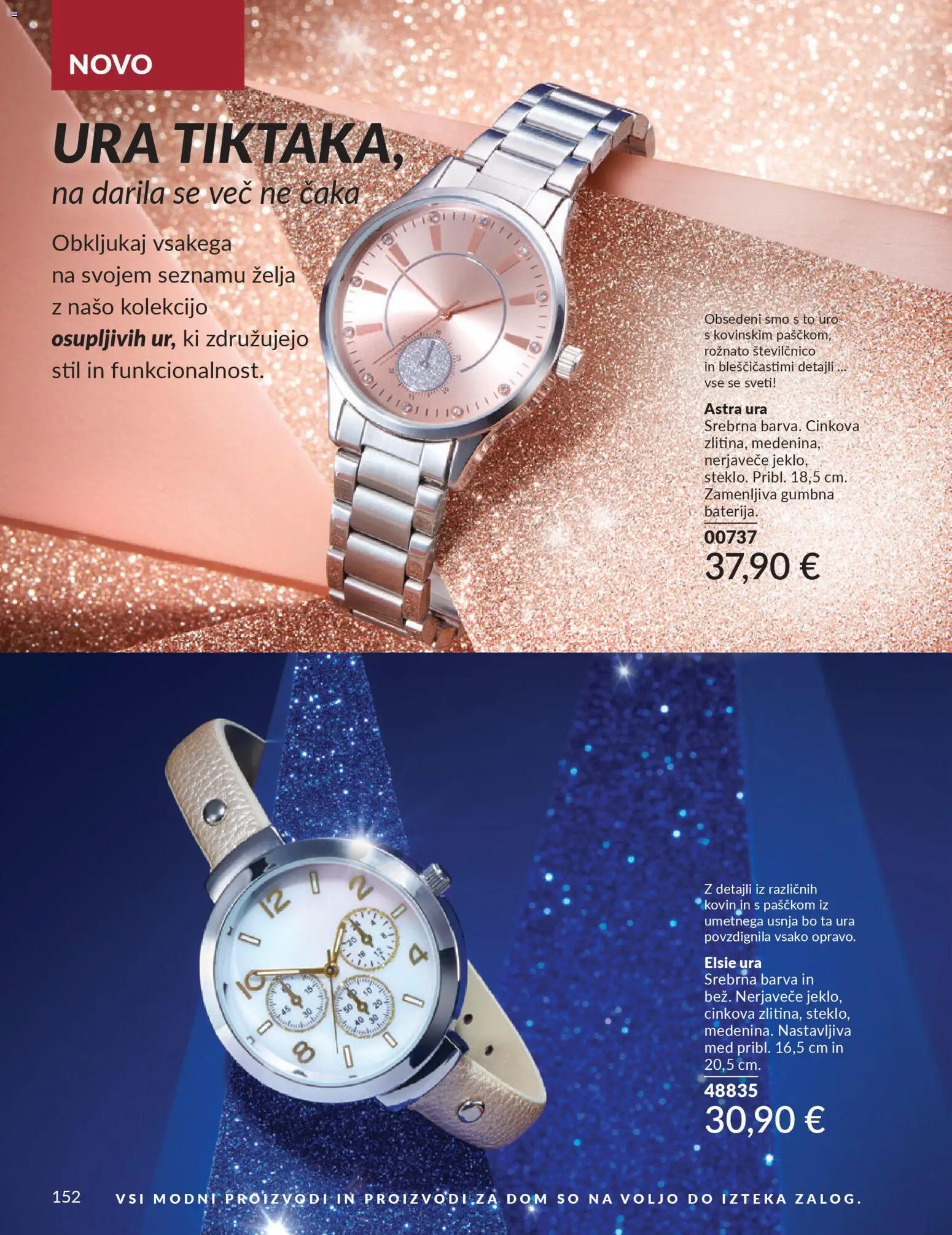 Novi Avon katalog ponudbe – veljaven od 01.10.2025 | Stran: 152 | Izdelki: Ura, Barva