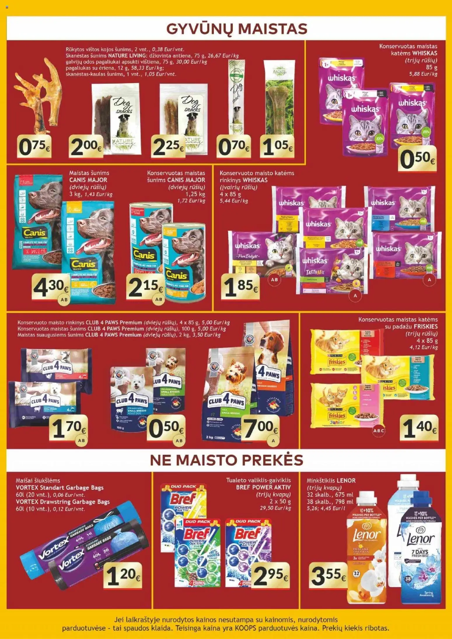 Koops akcijos nuo 31.10.2025 | Puslapis: 16 | Prekių: Vištiena