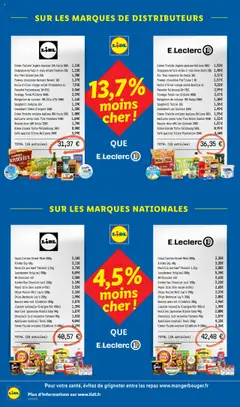  | Page: 46 | Produits: Bière blonde, Coquillettes, Camembert, Crème