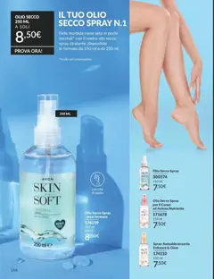 Anteprima del volantino Avon catalogo - campagna 04/2026 valido a partire dal 01.04.2026 | Pagina: 166 | Prodotti: Autoabbronzante, Olio