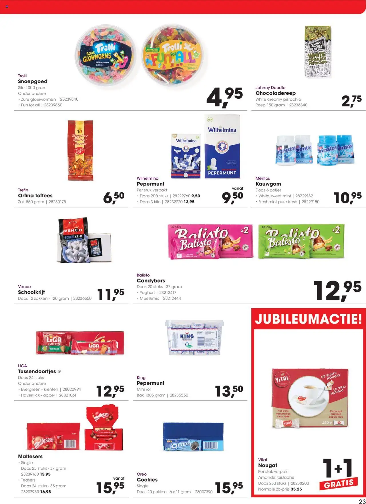  | Pagina: 23 | Producten: Csirkebőr, Chocoladereep, Pepermunt, Appel