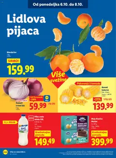 Pilos sveže mleko XXL, 3,2% m. m., 1,5 l, 1 l = 99.66 - pregled Lidl kataloga - važi od 02.10.2025 | Strana: 48