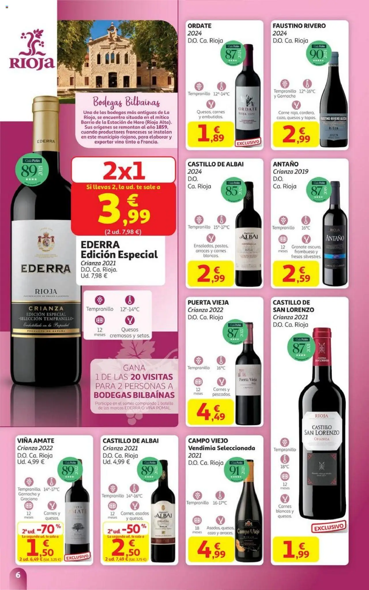 Alcampo - HG Andalucía │ válido desde el 06.10.2025 | Página: 6 | Productos: Vino, Té