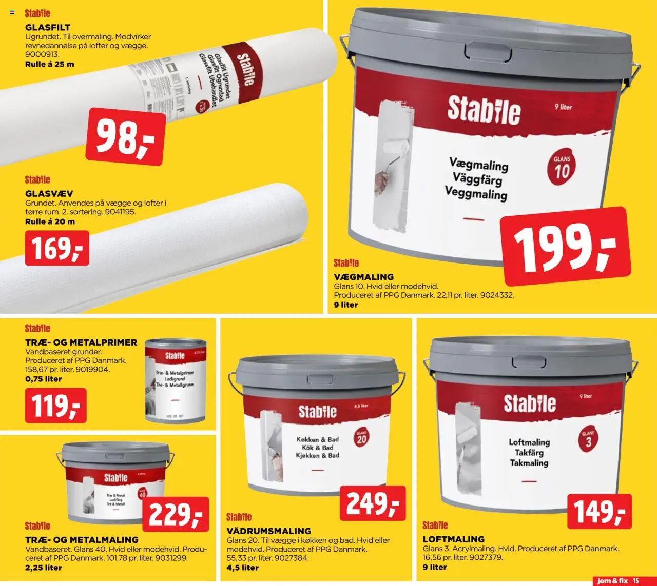 Jem & fix tilbudsavis – gyldig fra 14.09.2025 | Side: 15 | Produkter: Bad
