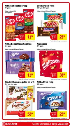 Kinder Bueno regular en wit, 312 t/m 344 gram - Voorbeeld van een folder van Kruidvat, geldig van 17.02.2026 | Pagina: 83