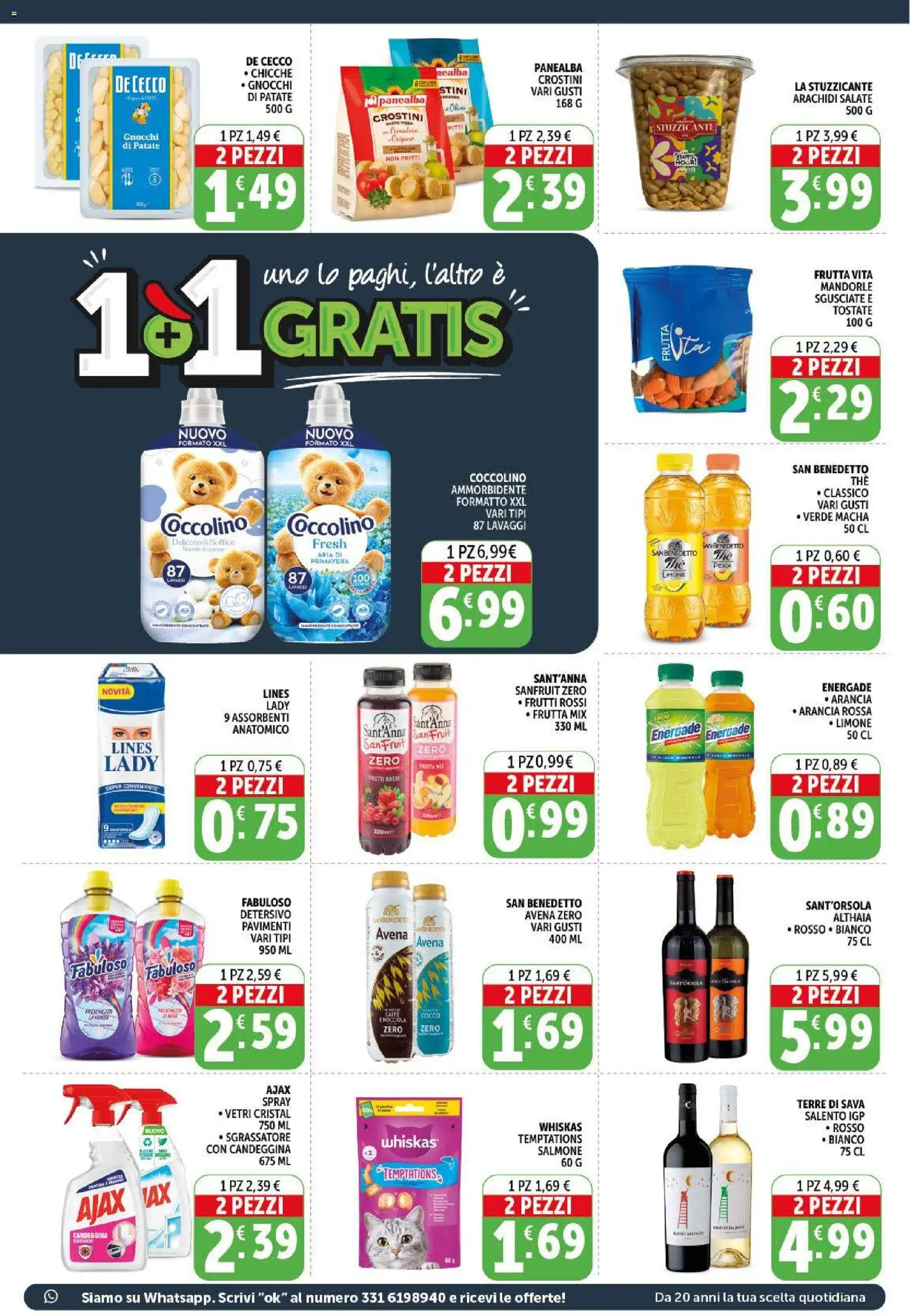 Volantino Decò del 09.04.2026 | Pagina: 3 | Prodotti: Ammorbidente, Salmone, Candeggina, Cocco