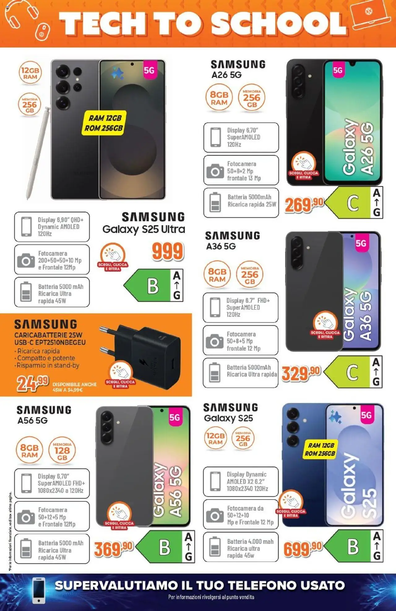 Volantino Expert del 14.08.2025 | Pagina: 6 | Prodotti: Fotocamera, Batteria, Caricabatterie, Samsung