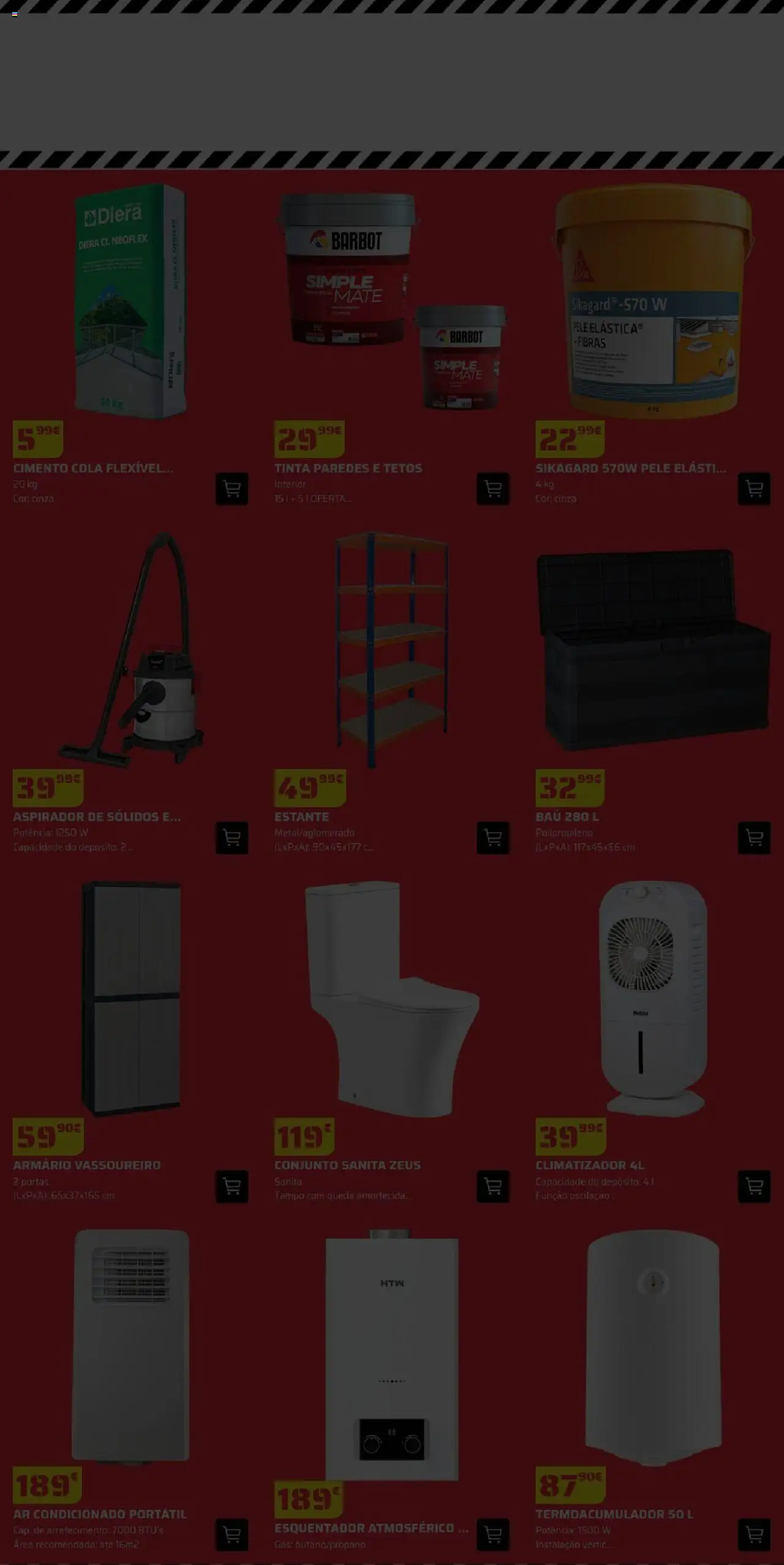 BricoMarché - Mega Imperdíveis - 4p - fundão │ válido de 31.07.2025 | Página: 3 | Produtos: Armário, Aspirador, Tinta, Cimento
