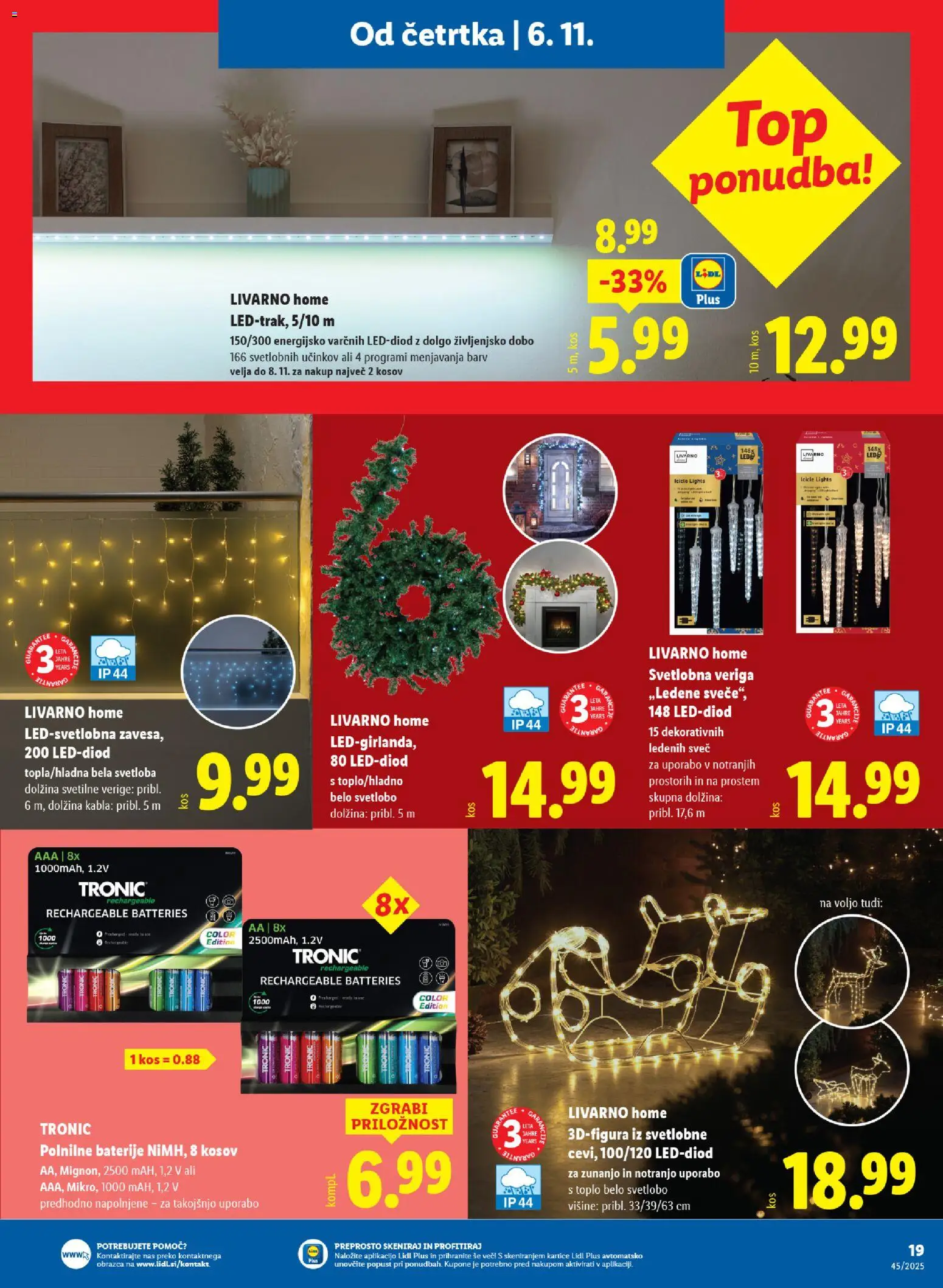 Novi Lidl katalog ponudbe – veljaven od 06.11.2025 | Stran: 41 | Izdelki: Baterije, Kos