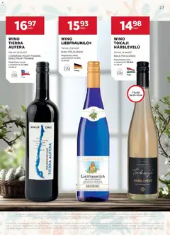 Pogląd oferty "Stokrotka gazetka - Oferta alkoholowa" - ważna od 19.03.2026 | Strona: 27 | Produkty: Stokrotka, Wino, Alkohol