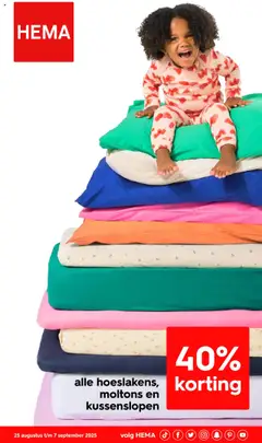 Hema folder / publicité - Voorbeeld van een folder van Hema, geldig van 25.08.2025