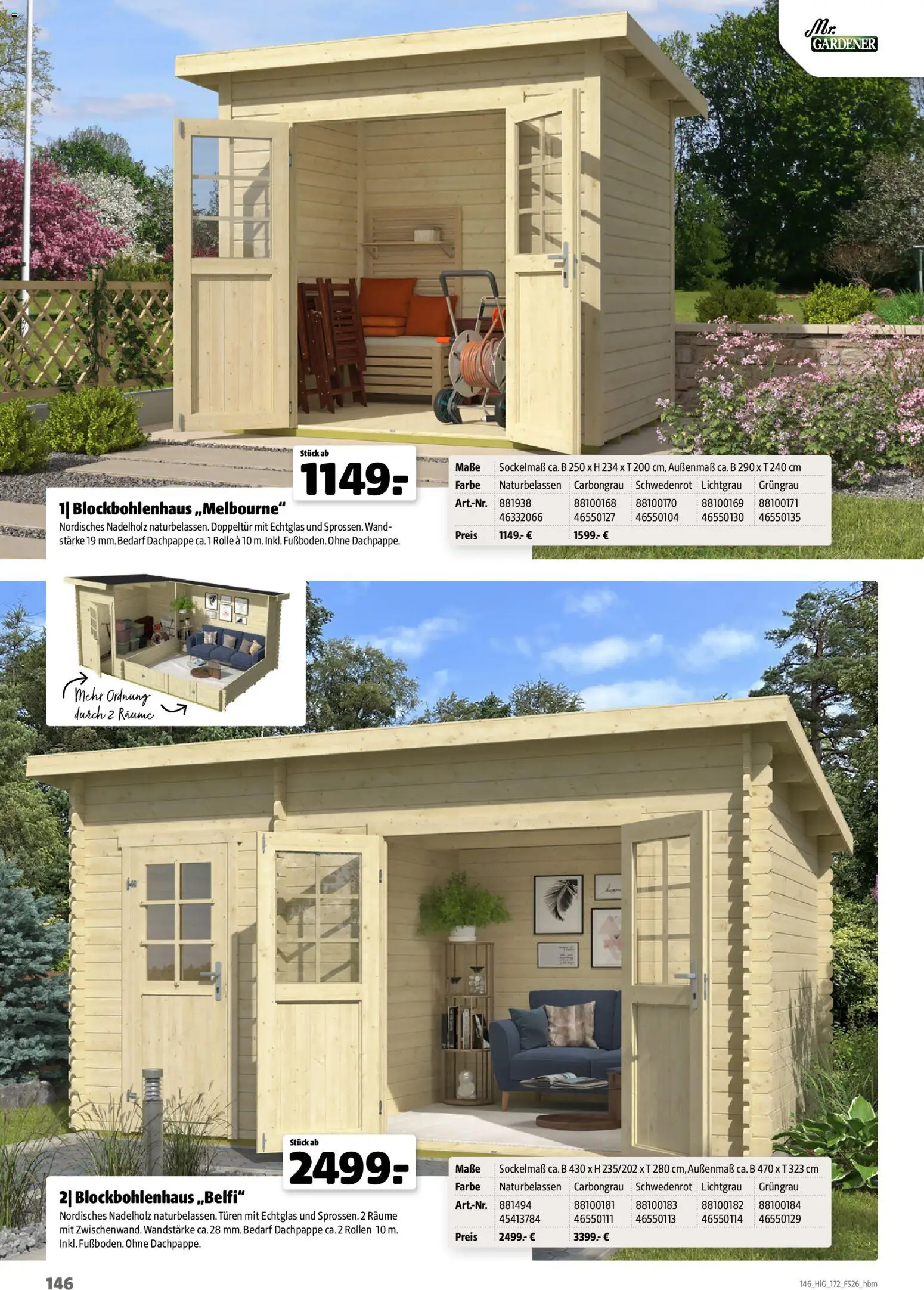 Hagebau Gartengestaltungsortiment – gültig ab 02.03.2026 | Seite: 146