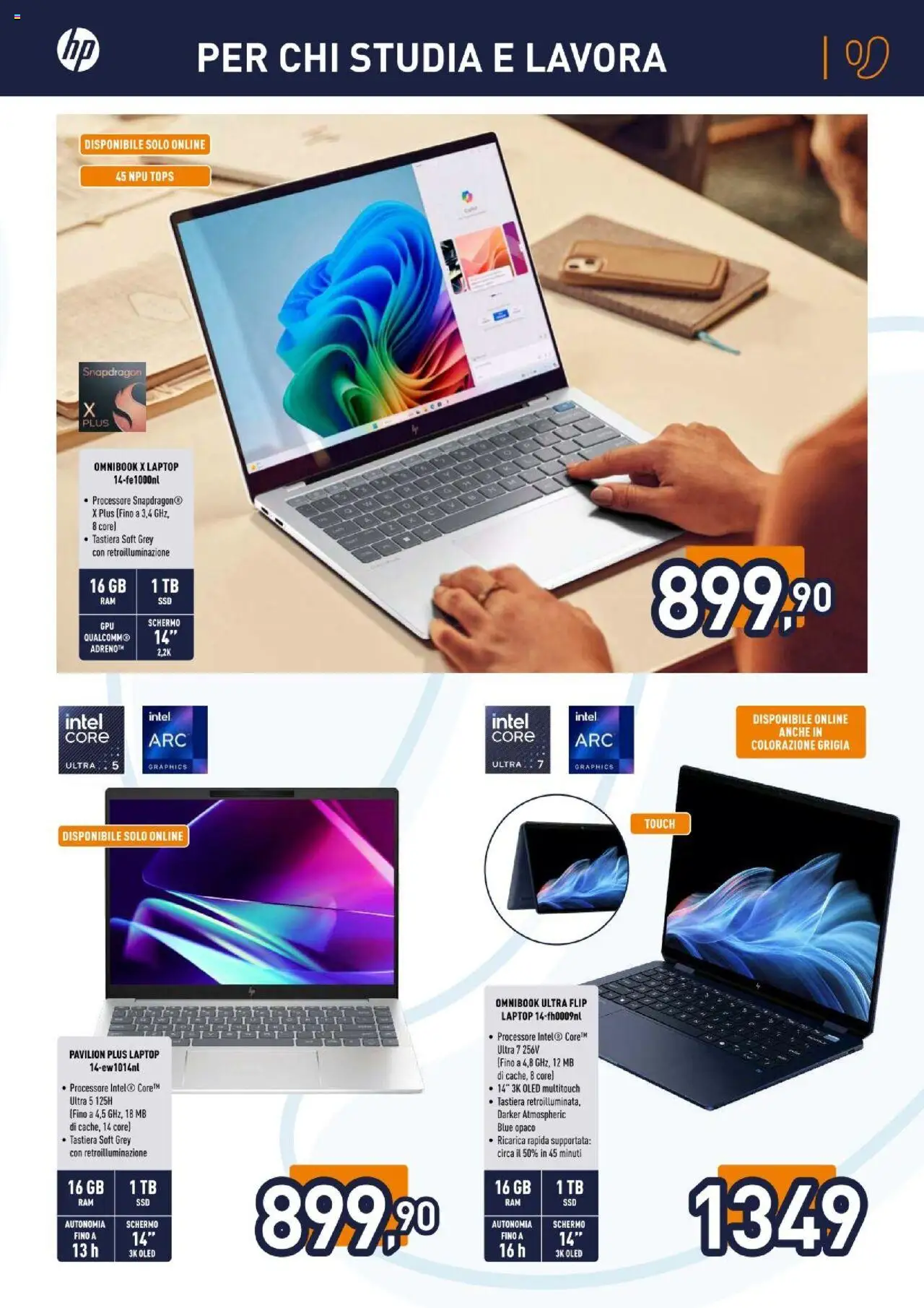 Volantino Unieuro del 08.08.2025 | Pagina: 3 | Prodotti: Schermo, Laptop, Tastiera