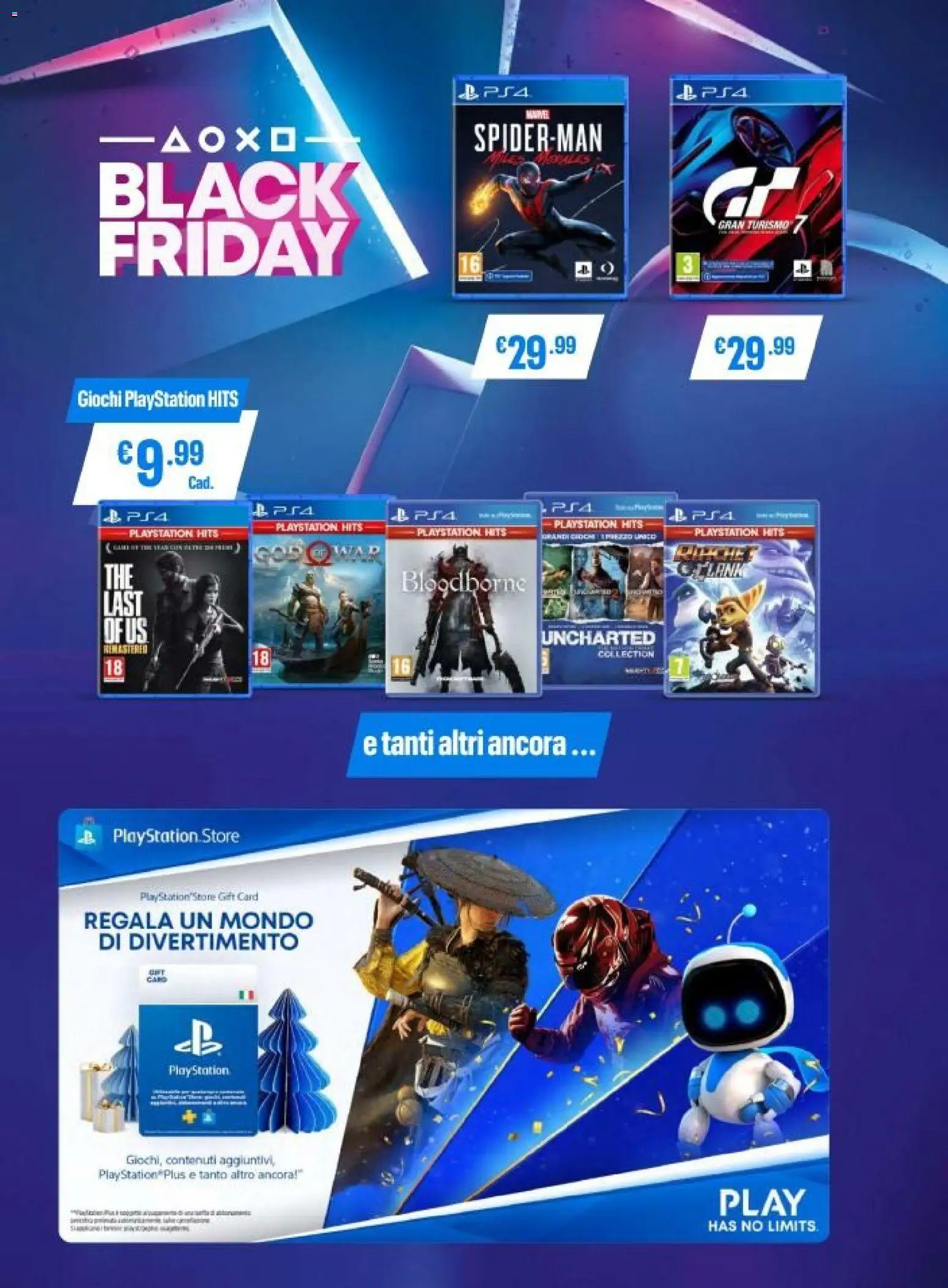 Volantino Unieuro del 22.11.2025 | Pagina: 5 | Prodotti: Playstation