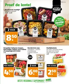 Poiesz folder - Voorbeeld van een folder van Poiesz, geldig van 22.03.2026 | Pagina: 21 | Producten: Pasta, Schaal, Tonijn, Kip