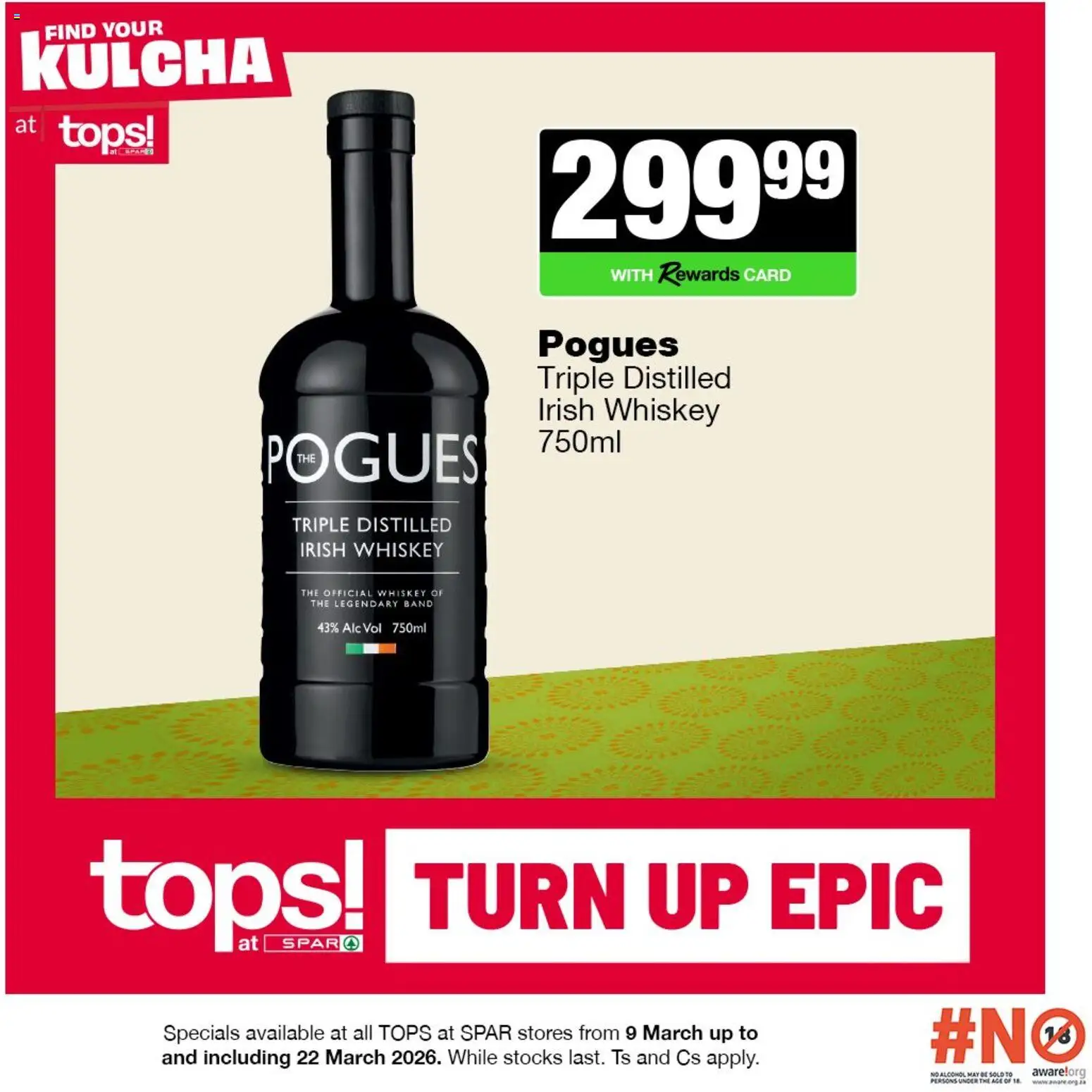 New Tops at Spar catalogue – valid from 09.03.2026 | Page: 12 | Products: Whiskey