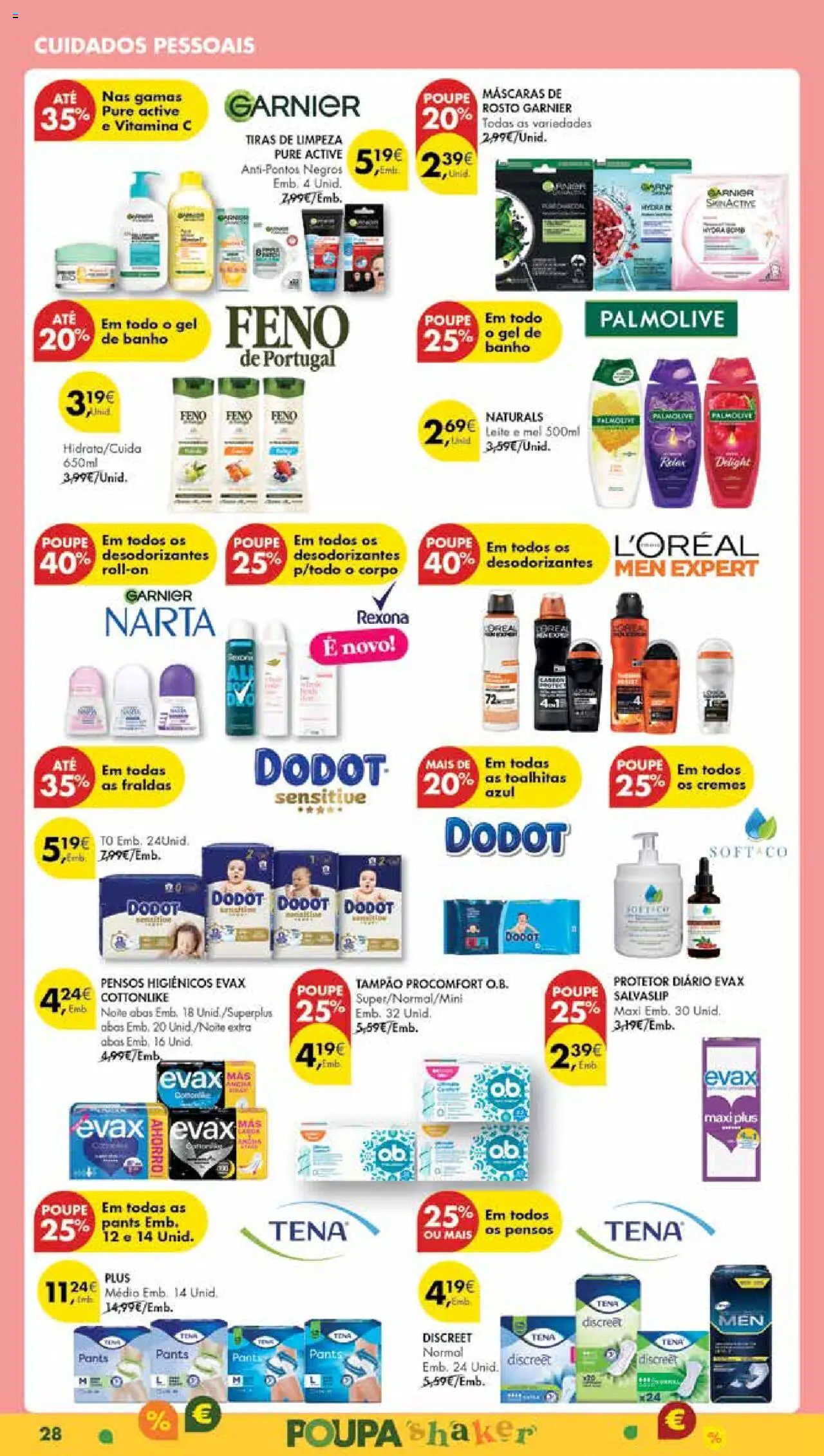 Pingo Doce Poupe Esta Semana Madeira │ válido de 12.08.2025 | Página: 28 | Produtos: Fraldas, Leite, Vitamina c, Mel