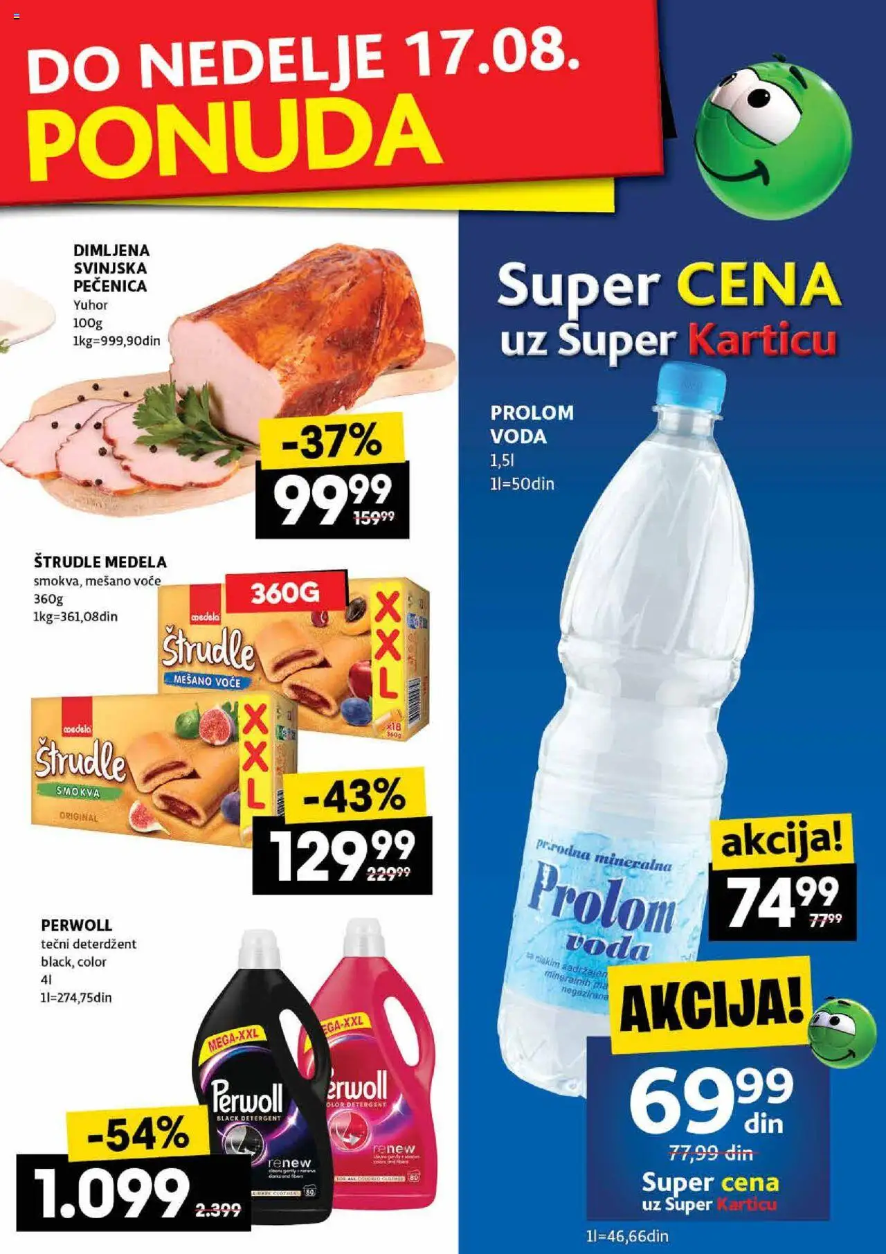 Roda katalog - važi od 14.08.2025 | Strana: 3 | Proizvode: Deterdžent, Tečni deterdžent, Perwoll, Voda