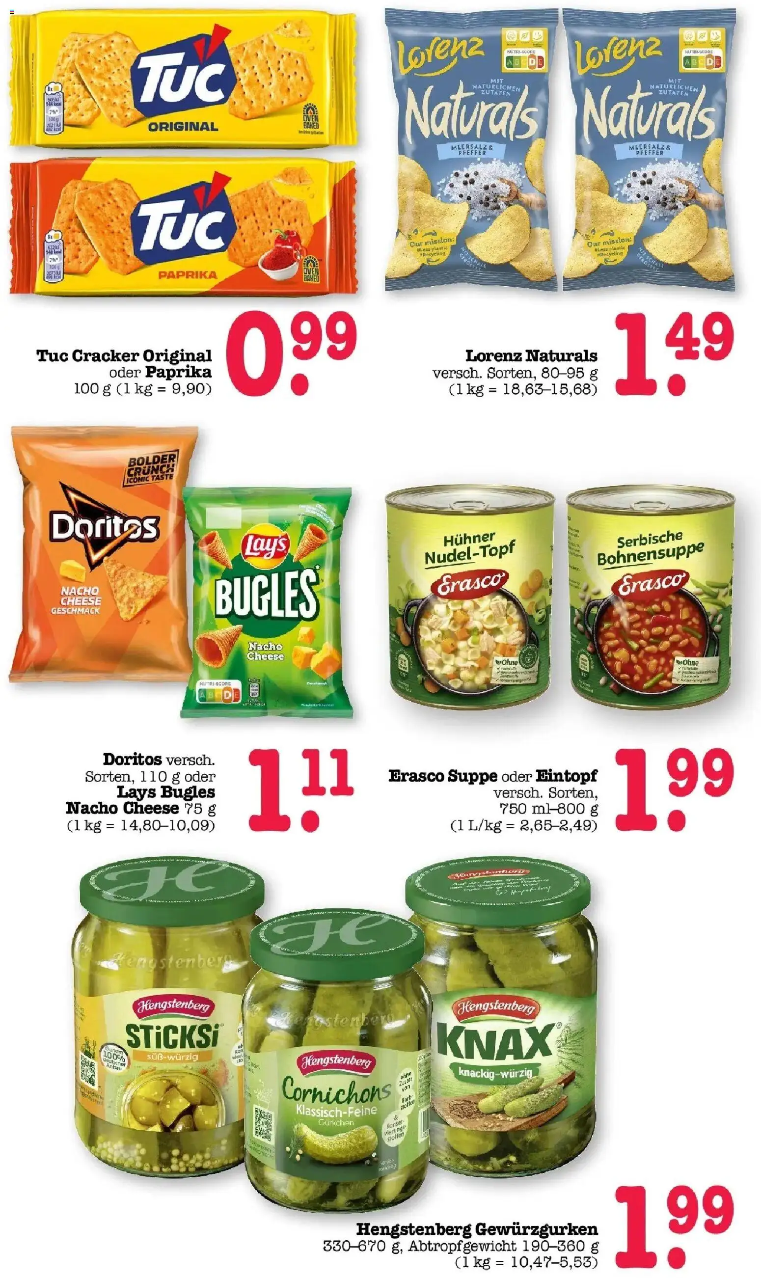 Angebote – gültig ab 20.04.2026 | Seite: 33 | Produkte: Paprika, Pfeffer, Erasco