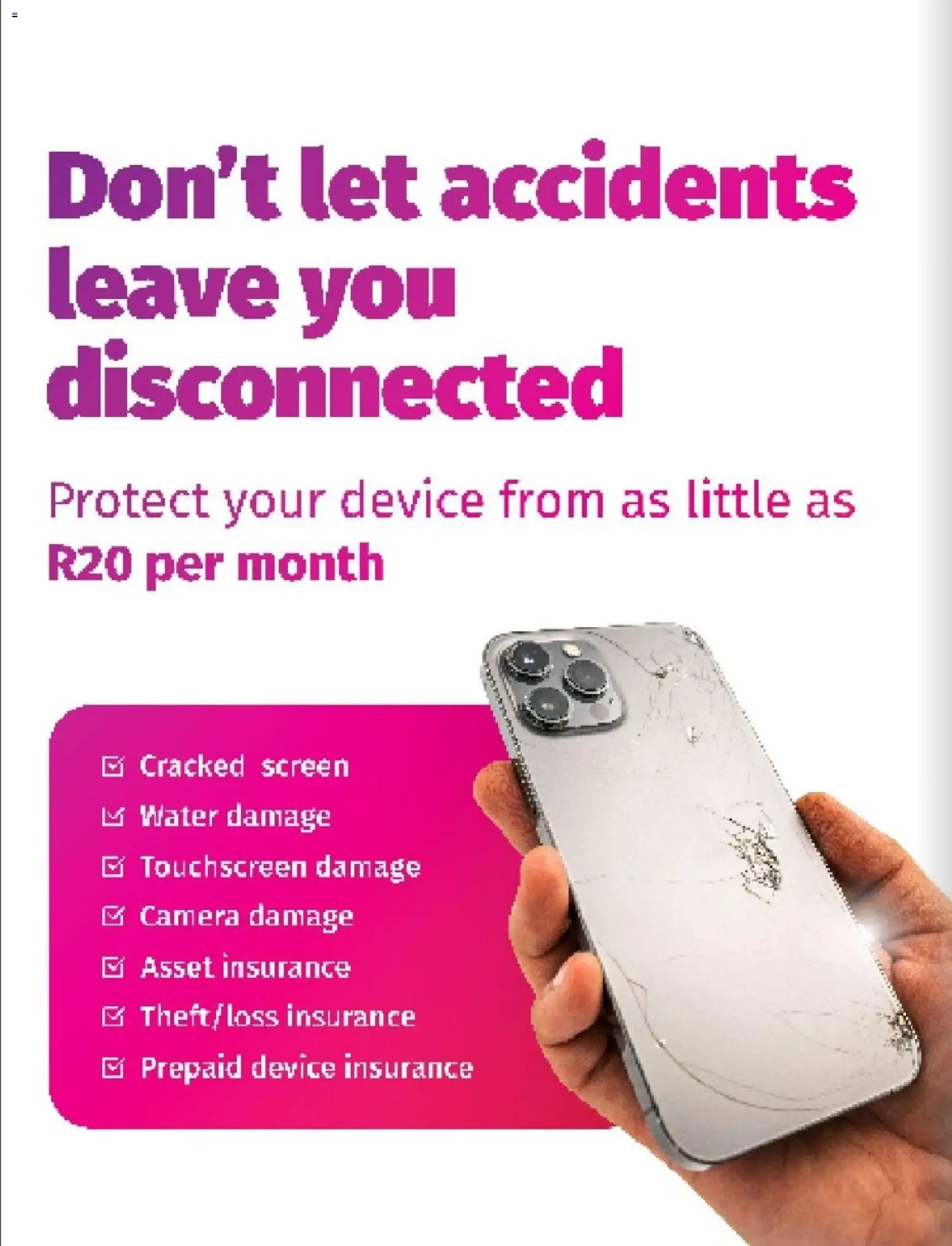 New Vodacom catalogue – valid from 06.03.2026 | Page: 28 | Products: Camera, Water