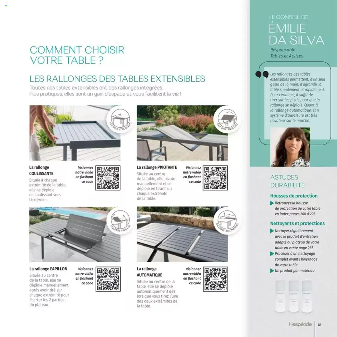  | Page: 61 | Produits: Vidéo, Plateau, Table
