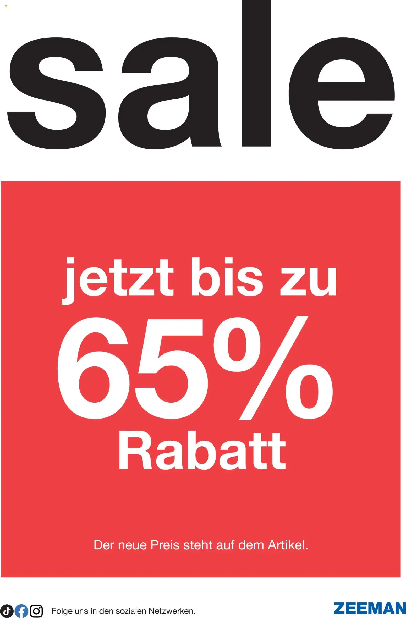 Zeeman Prospekt 	 – gültig ab 14.02.2026 | Seite: 29