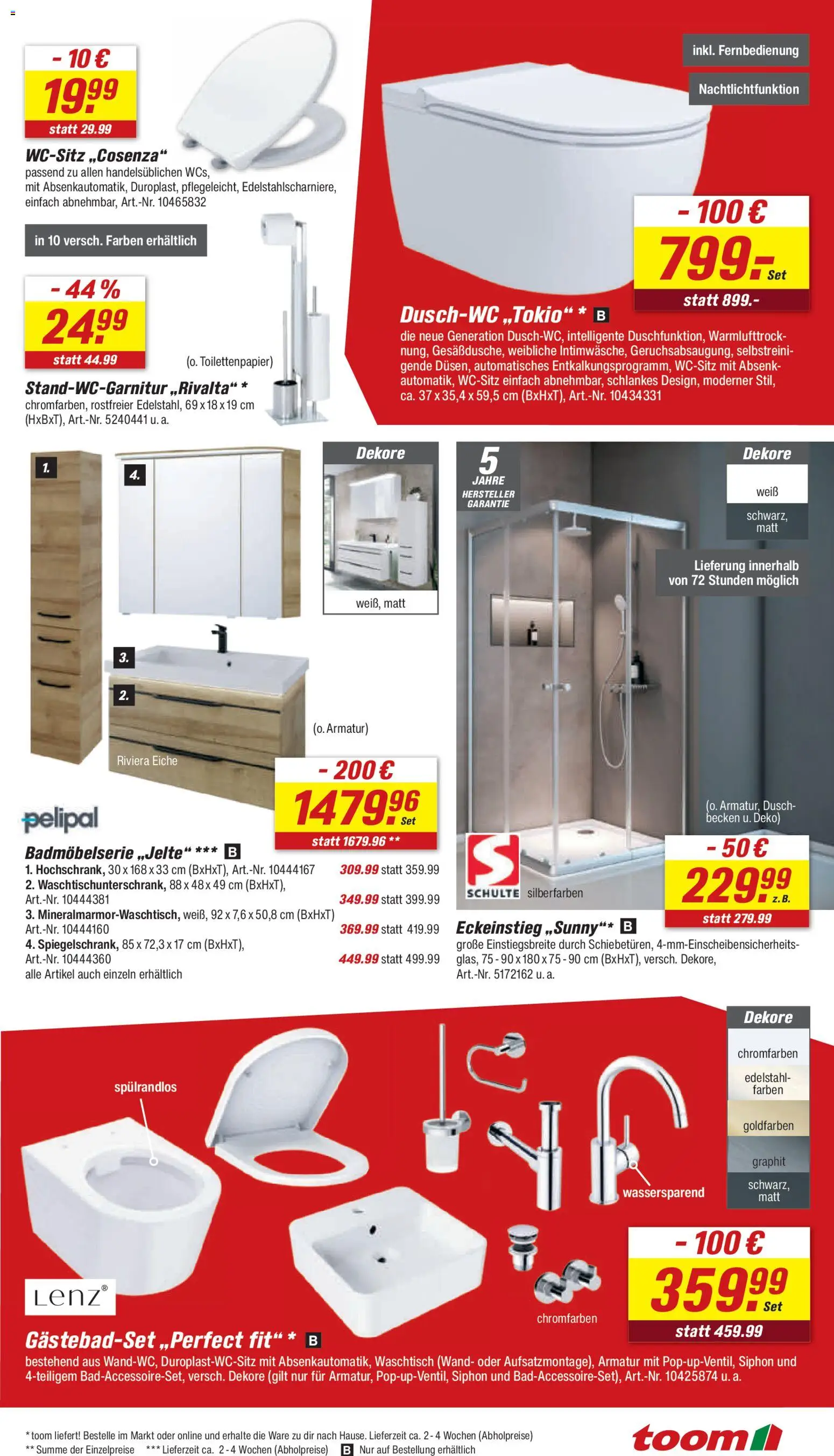 Toom Baumarkt Prospekt 	 – gültig ab 15.11.2025 | Seite: 19 | Produkte: Armatur, Waschtisch, Toilettenpapier