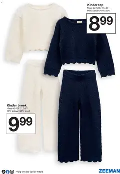 Zeeman folder - Voorbeeld van een folder van Zeeman, geldig van 14.03.2026 | Pagina: 15 | Producten: Broek, Kinder
