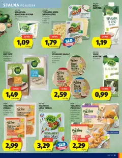 VEGANSKI NAMAZ, navaden ali • z zelišči ali • s papriko 150 g │ velja od 21.08.2025 | Stran: 15 | Izdelki: Namaz, Kos, Krema, Prigrizki