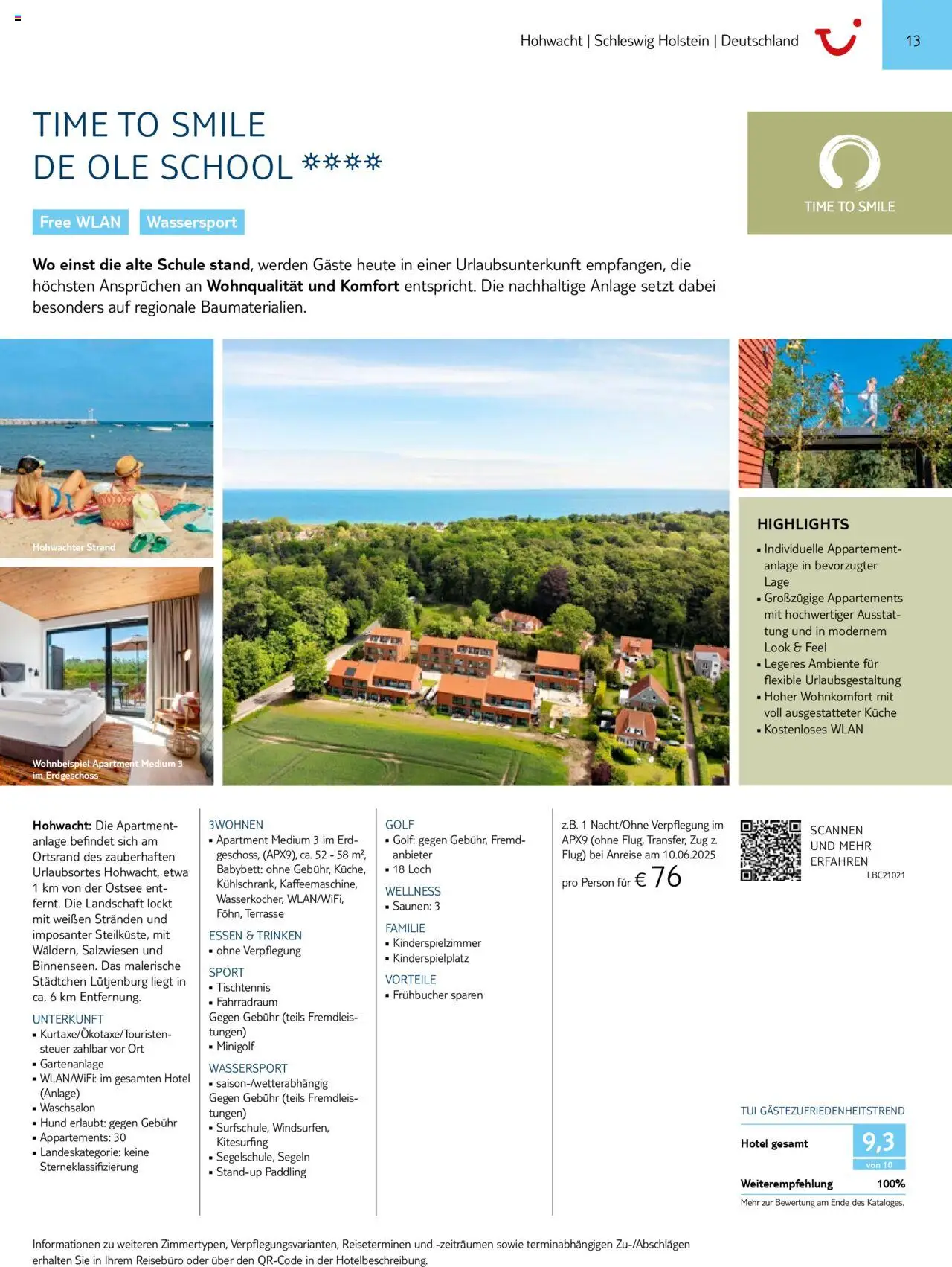 TUI Prospekt 	 – gültig ab 01.11.2024 | Seite: 13 | Produkte: Babybett, Küche